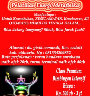 Pelatihan Energi Metafisika Di Surabaya