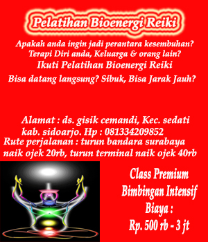 Pelatihan Bioenergi Reiki Di Surabaya