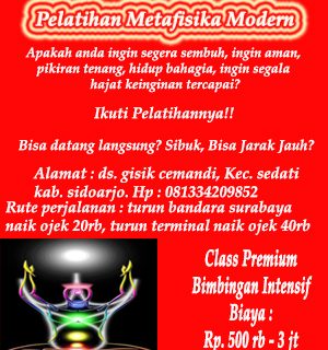 Pelatihan Energi Metafisika Modern